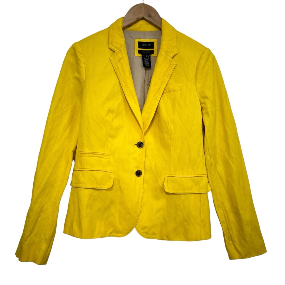 J. Crew Schoolboy Blazer Yellow Women’s